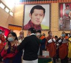 Bhutan Nationwide covid-19 vaccination